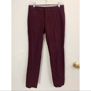 Berry-colored Sloan Fit Banana Republic Pants